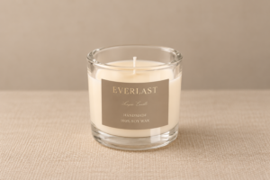 thick glass soy candle - view 3