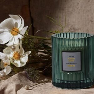 ribbed soy wax candle - view 1