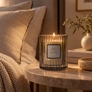ribbed soy wax candle - view 3