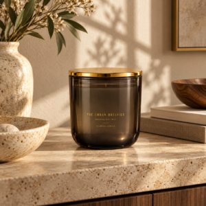 smoky black soy candle - product view 2