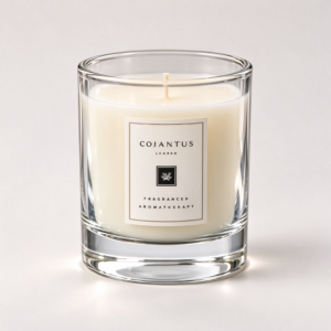 silver collar scented candle